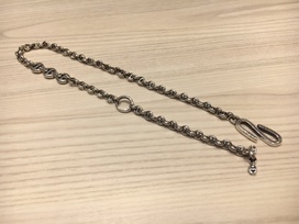 ホーセンブースの925　ダイヤ入り　ウォレットチェーン　15inchの買取実績です。