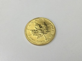 金のファインゴールドコイン　1オンスの買取実績です。