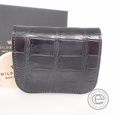ワイルドスワンズ PALM クロコダイル レザー コンパクト　二つ折り財布 買取実績です。