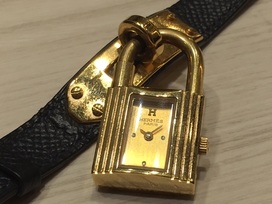 エルメスのケリーウォッチ　〇Y刻印　腕時計の買取実績です。