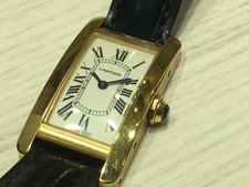 渋谷でカルティエ（Cartier）のタンクアメリカンSMを買取ました。渋谷店です。状態は通常中古品です