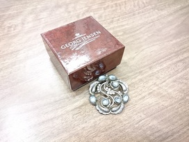 ジョージジェンセンの159 ムーンストーン ブローチの買取実績です。