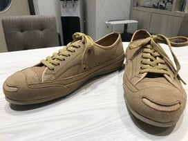 タカヒロミヤシタザソロイスト.のベージュ　スニーカーの買取実績です。