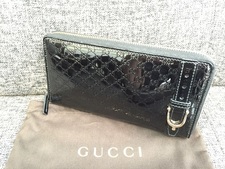 浜松宮竹店にて、グッチ(gucci)シマの長財布を買取しました！状態は傷などなく非常に良い状態のお品物です。