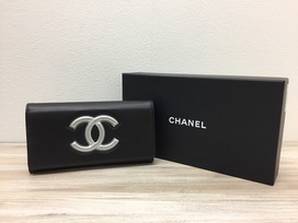シャネルの16SS ココマーク ラムスキン ロングウォレットの買取実績です。