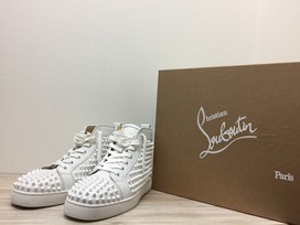 クリスチャンルブタンのLOUIS FLAT CALF/SPIKES 1101083　ハイカットスニーカーの買取実績です。