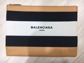 バレンシアガのキャンバス×レザー　クラッチバッグの買取実績です。