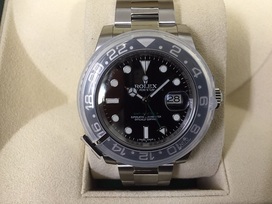 エコスタイル鴨江店でロレックス(ROLEX)のGMTマスターⅡ Ref.116710LNの自動巻き時計をお買取しました！