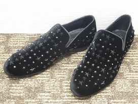 ジミーチュウのSLOANE ベルベット スタースタッズ×クリスタル スリッポンの買取実績です。