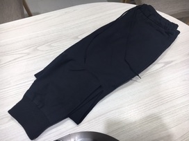 アーツ&サイエンスのネイビー　チェック　ワイドリブパンツの買取実績です。