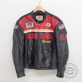 カドヤのブラックホースレーシングライダースジャケットの買取実績です。