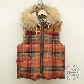 ナイジェルケーボンのエディーバウアー別注 CANADIAN VEST ファー付きチェックダウンベストの買取実績です。
