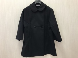 レッドヴァレンティノの黒　ラウンドカラーショートコートの買取実績です。