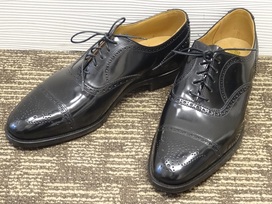ポールスミスの×クロケット＆ジョーンズ 黒 CHAIRMAN メダリオン ストレートチップシューズの買取実績です。