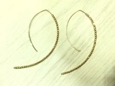 ミズキ 14K　バナナ　ピアス 買取実績です。