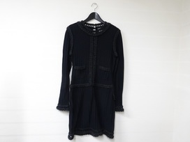 シャネルのブラック　P39 　モヘア混ワンピースの買取実績です。