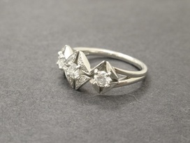 フォーエバーマークの0.45ct　ダイヤモンド　リングの買取実績です。