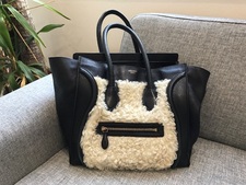 セリーヌ(Celine)のラゲージミニショッパーのハンドバッグをお買取いたしました。状態は傷や汚れなどがあるお品物です。