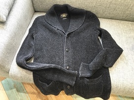 ラルフローレンのショールカラー　カーディガンの買取実績です。