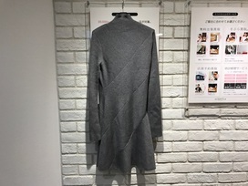 アディアムのグレー　カシミア　36038 ニットワンピの買取実績です。