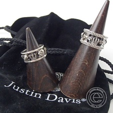 Justin Davis(ジャスティン デイビス)のリングを新宿店でお買取りいたしました。状態は通常中古品になります。