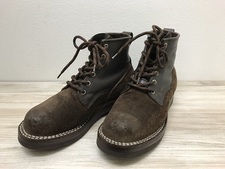 浜松鴨江店にて、ヴァイバーグ（viberg）のダークブラウン　スエード×レザー切り替えサービスブーツ　数回使用品を買取致しました！状態は傷などなく非常に良い状態のお品物です。