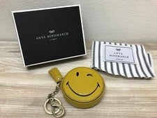 アニヤハインドマーチ CoinPursePrintedWink　スマイリー　コインケース 買取実績です。