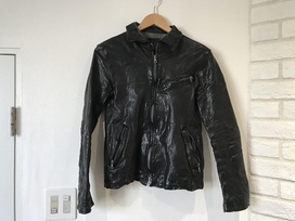 イサムカタヤマバックラッシュのベルギーショルダー　ライダースジャケットの買取実績です。