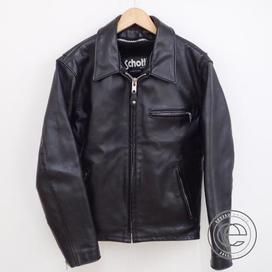 ショットの643　黒　レザーシングルライダースジャケットの買取実績です。