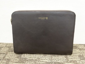 マッキントッシュのブラウン　レザークラッチバッグの買取実績です。