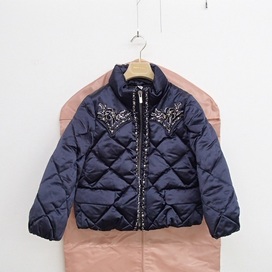 ミュウミュウのPIUMINO DUCHESS　ビジュー装飾　ダウンジャケットの買取実績です。