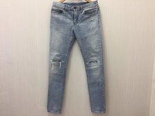 サンローラン 16SS　ライトブルー　クラッシュリペアスキニーデニム 買取実績です。