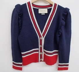 グッチの2016AW フリルワッフルニットカーディガンの買取実績です。