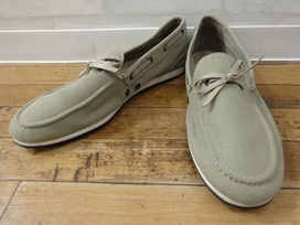 エルメスのカーキ キャンバス モカシンの買取実績です。