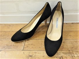ペリーコの黒　TAXI80　スエードパンプスの買取実績です。