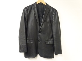 エコスタイル銀座本店でバーバリーブラックのラムレザー テーラードジャケットを買取致しました。