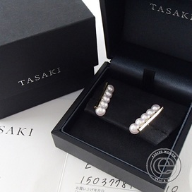 タサキのE-3842-18K balance plus Earrings  K18YG/アコヤパール バランスピアスの買取実績です。