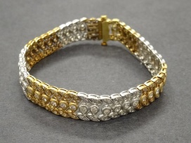 ダイヤモンドのK18 ダイヤモンド 2.90ct ブレスレットの買取実績です。