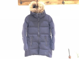 水沢ダウン(デサント)の水沢ダウン　ネイビー　オルテライン　ダウンコート　レディースの買取実績です。