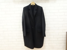 エンフォルドの黒　ウールギャバストレッチチェスタージャケットコートの買取実績です。