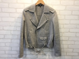セオリーの17年製　グレー　カシミア　Wライダースジャケットの買取実績です。