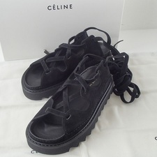 にてCELINE(セリーヌ)のGHILLIEギリー レースアップサンダルをお買取させていただきました。状態は未使用品でございます。