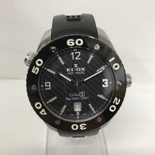 銀座本店でエドックス（EDOX）の現品のみクラスワンをお買取させていただきました。状態は通常使用感のあるお品物でございます。