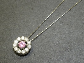 ダイヤモンドのPt900×Pt850 0.5ct ダイヤモンド ネックレスの買取実績です。