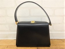 濱野皮革工藝 黒　レザー　コキーユ　ハンドバッグ 買取実績です。