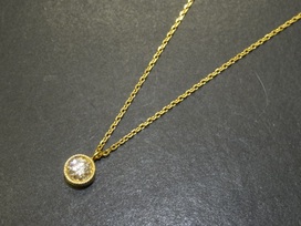 ダイヤモンドのk18 0.409ct ダイヤモンド ネックレスの買取実績です。