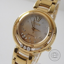 シチズン EM0322-53Y 10Pダイヤモンド シェル文字盤 エコドライブ 腕時計 買取実績です。