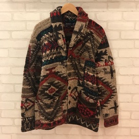 ラルフローレンの総柄ショールカラーカーディガンの買取実績です。