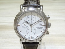 ティソのカーソンクロノグラフ 腕時計を銀座本店で買取致しました。状態は傷などなく非常に良い状態のお品物です。