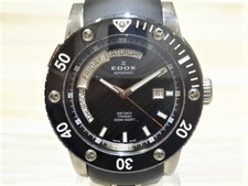 エドックス 83005-TIN-NIN2 デイデイト 500M 自動巻き腕時計 買取実績です。